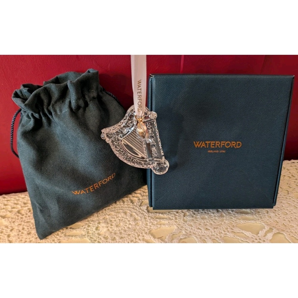Waterford Crystal‎ Harp Ornament NIB